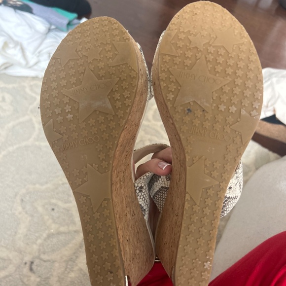 Jimmy Choo Python Print Wedge - Picture 4 of 4